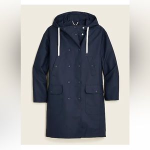NWT J. Crew Women's Raincoat in Navy